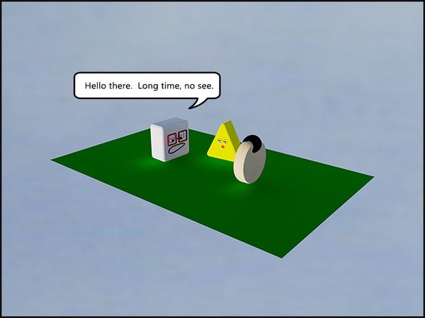 Long time no tweet. (panel 1 of 1)
